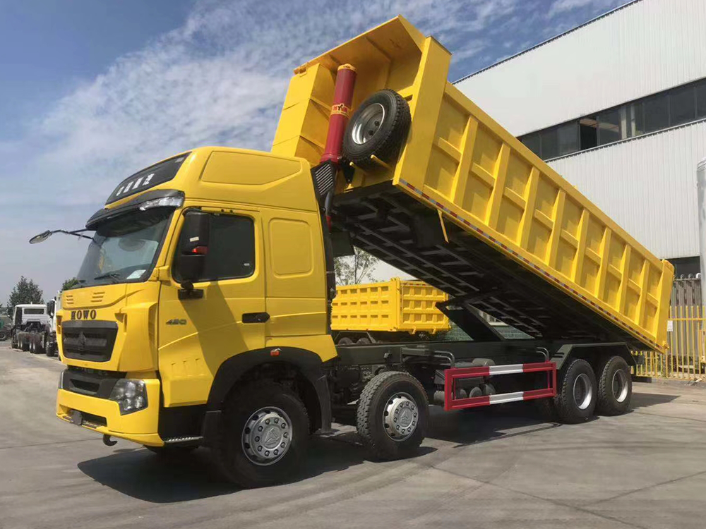 8×4-yellow-used-dump-trucks