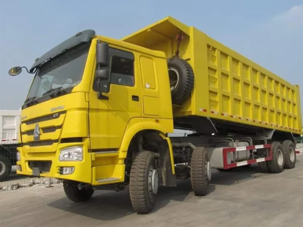 8X4-Yellow-HOWO DumpTruck-1