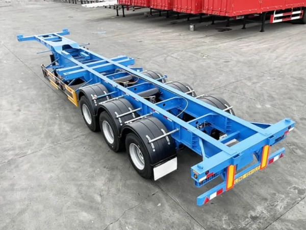 مقطورة حاوية الهيكل العظمي ذات 3 محاور بسعر المصنع