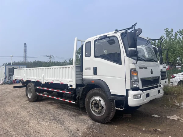4×2-HOWO-White-light cargo truck-1