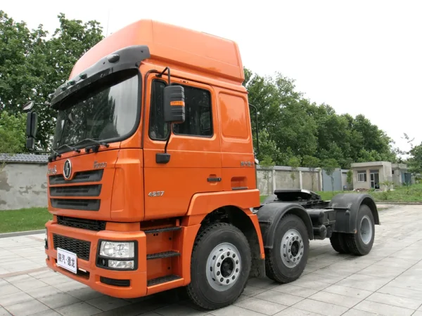 6×4-SHACMAN-F3000-6×4-4257-Orange-Tractor