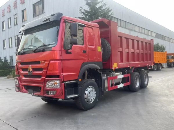 Camión volquete usado SINOTRUK 6x4 380HP HOWO de elevación frontal