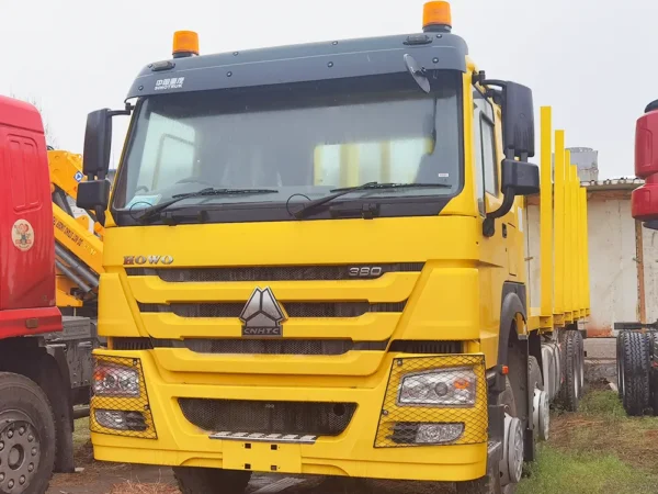 Specialized Howo 8x4 Timber Transport Truck 380hp