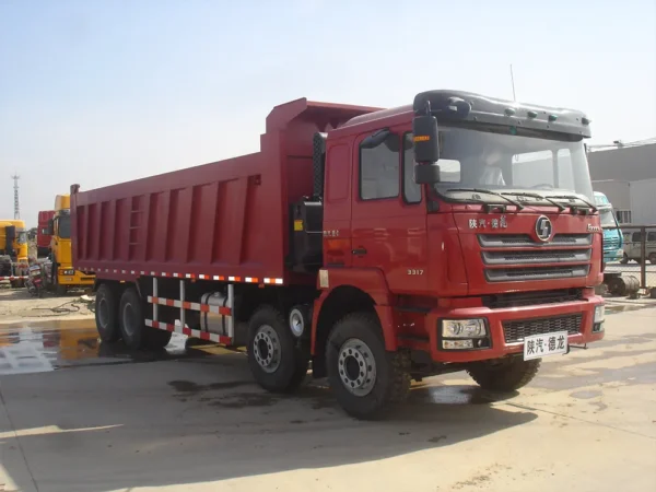 8×4-371-SHACMAN-F3000-Red - Dump Truck-1