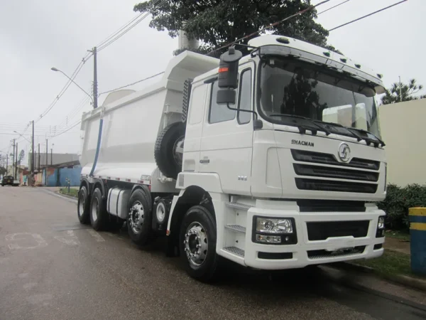 8×4-SHACMAN-F3000-385-White-Dump Truck