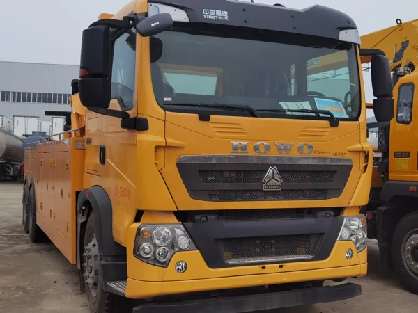 6×4-HOWO-Yellow - Wrecker-1