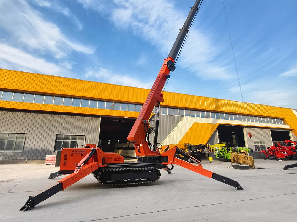 16 Ton - Orange - Spider Crane-2